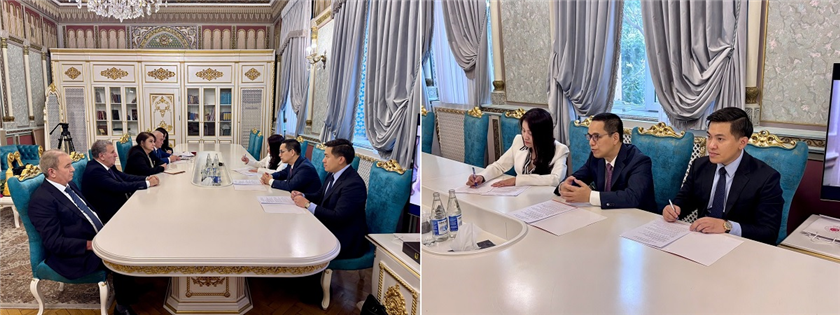 Đoàn công tác làm việc tại Viện Hàn lâm Khoa học Quốc gia Azerbaijan